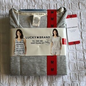 Lucky Brand Gray Pajama Set
